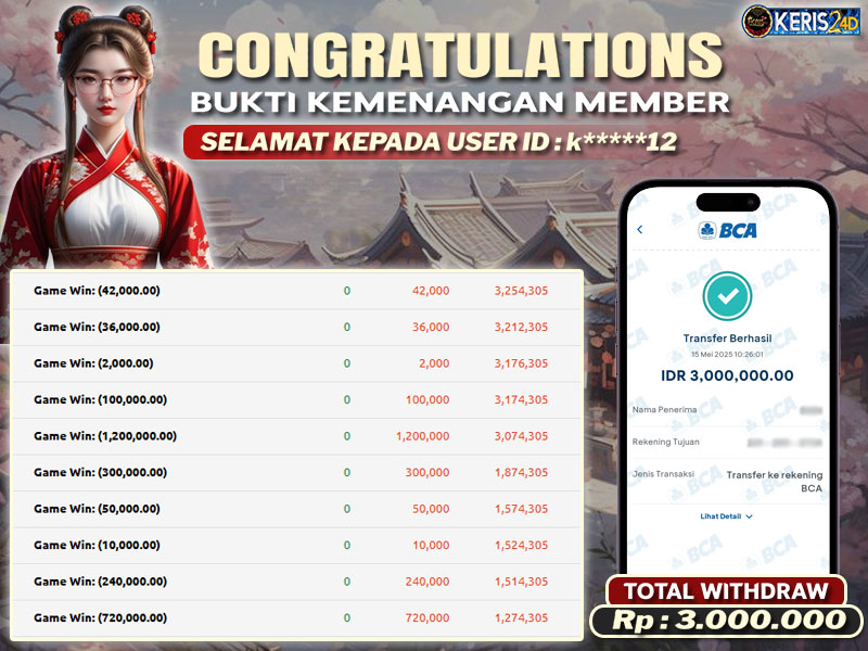 JACKPOT SLOT MAHJONG WAYS 15 MEI 2025