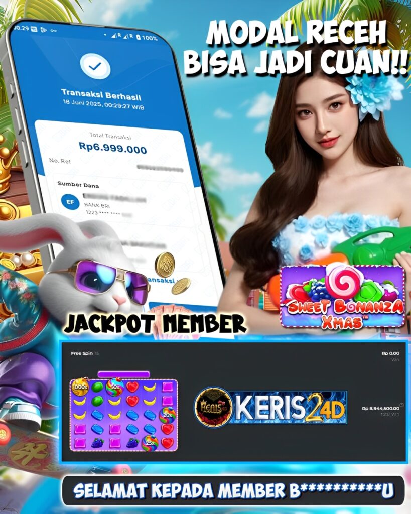 JACKPOT SLOT SWEET BONANZA X MAX 18  JUNI 2025